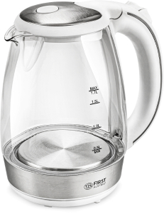 GLASS WATER KETTLE, 360°, 1.7L, MAX 2.200W