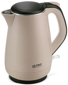 STAINLESS STEEL WATER KETTLE, DOUBLE, 360°, 1L, MAX 1.200W