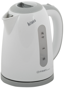 WATER KETTLE, 360° 1,7L, 2.200W MAX, GREY