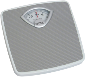 BATHROOM SCALE, MECHANICAL, 130KG, GREY