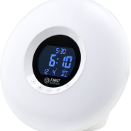 FM ALARM CLOCK RADIO, LIGHTRING 8 COLORS, 6 NATURE SOUNDS