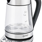 GLASS WATER KETTLE, 360°, 1.7L, MAX 2.200W, VAR. TEMPERATURE