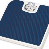 BATHROOM SCALE, MECHANICAL, 130KG, BLUE